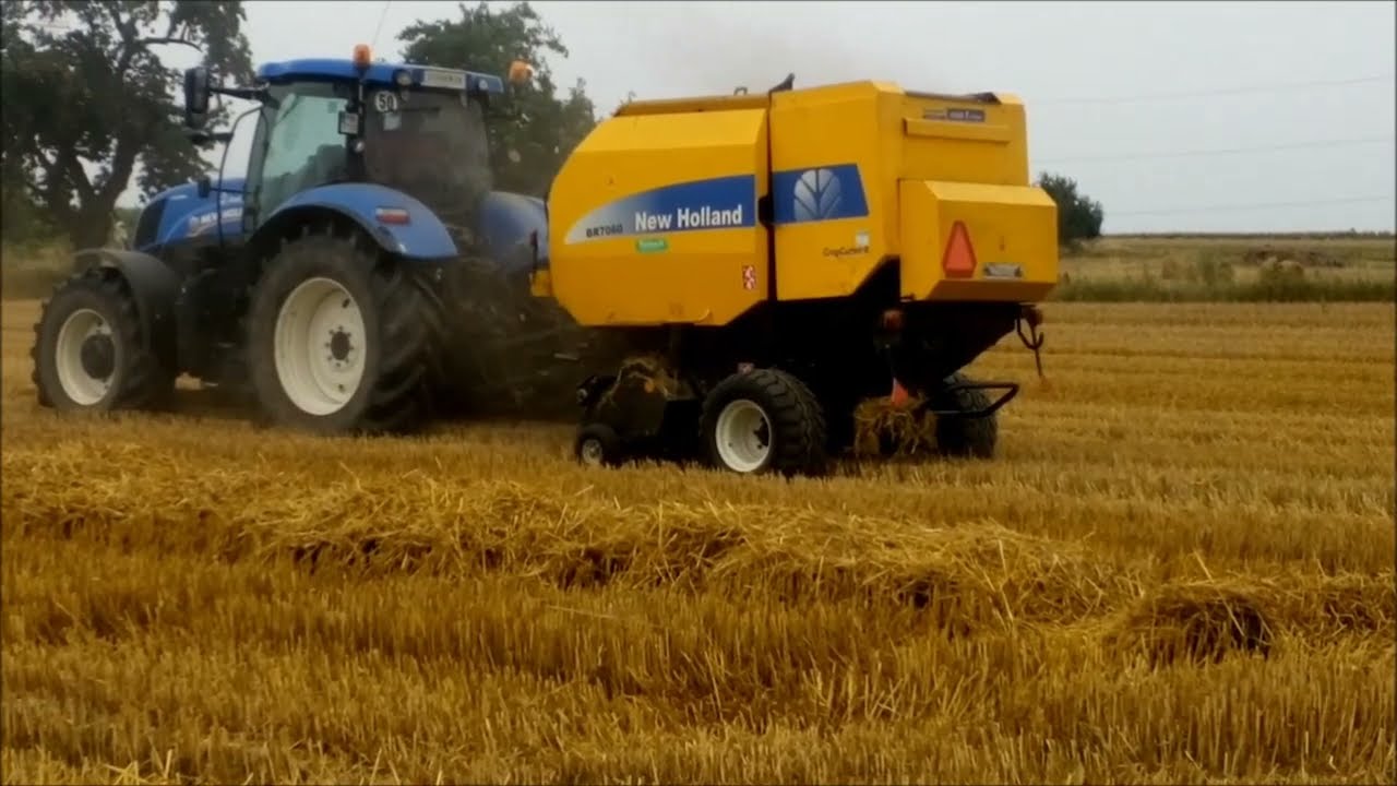 Nowy nabytek prasa New Holland BR7060 i T7.210 prasowanie 2021 G.R Stachowiak