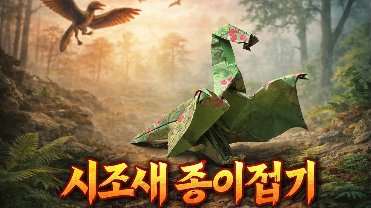 하루에 한장 50 - 시조새 종이접기