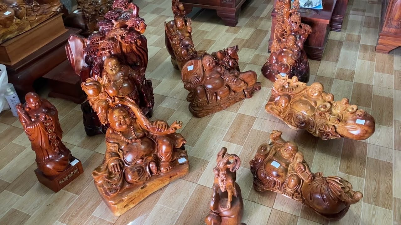 Tượng Di Lặc giá cả hợp lý cho các bác, đẹp rẻ chất lượng- Tượng gỗ di lặc Đăk Lăk 0945734878