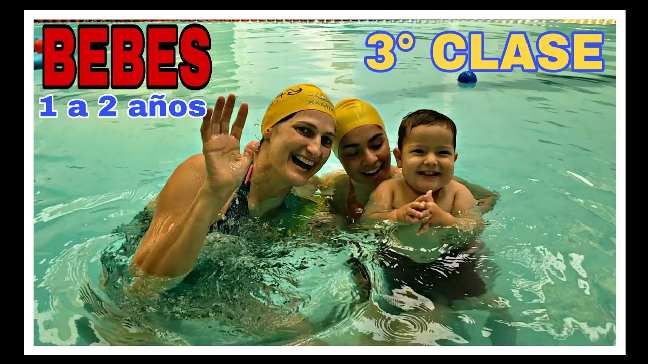 APRENDIENDO A NADAR CON KATERINE MORENO (BEBES, CLASE 3)