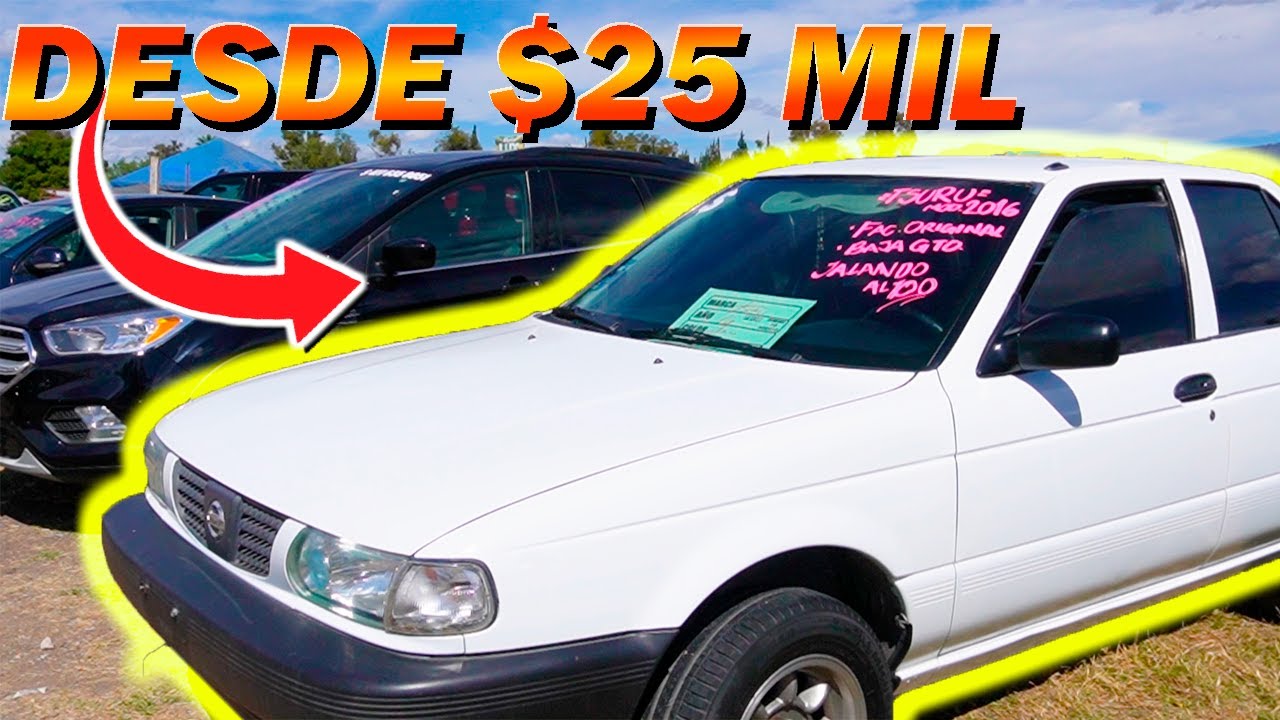 AUTOS desde 25 MIL PESOS 🔥😱 REGRESÉ al Tianguis de Autos León GTO VALEN LA PENA❓