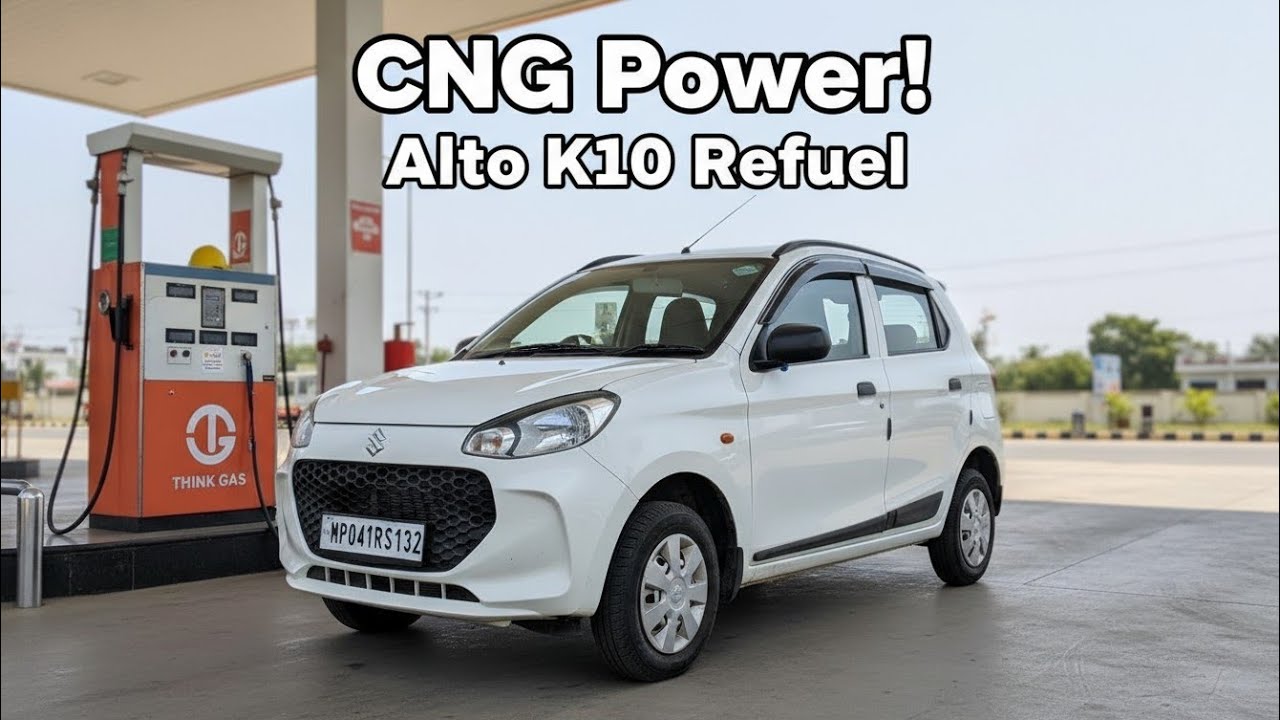 Alto K10 CNG Mileage Test 🔥 Full Mileage Test Review 🚗💨