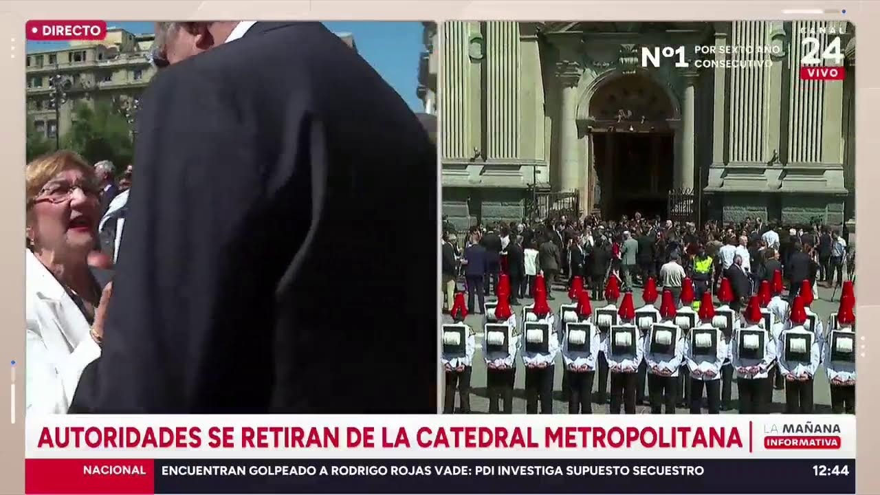 Presidente Kast llega a la Catedral Metropolitana para 