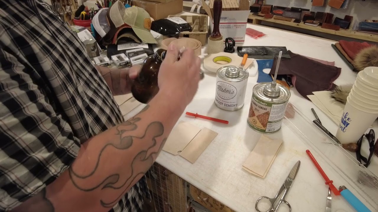 Adhesives in leather work!