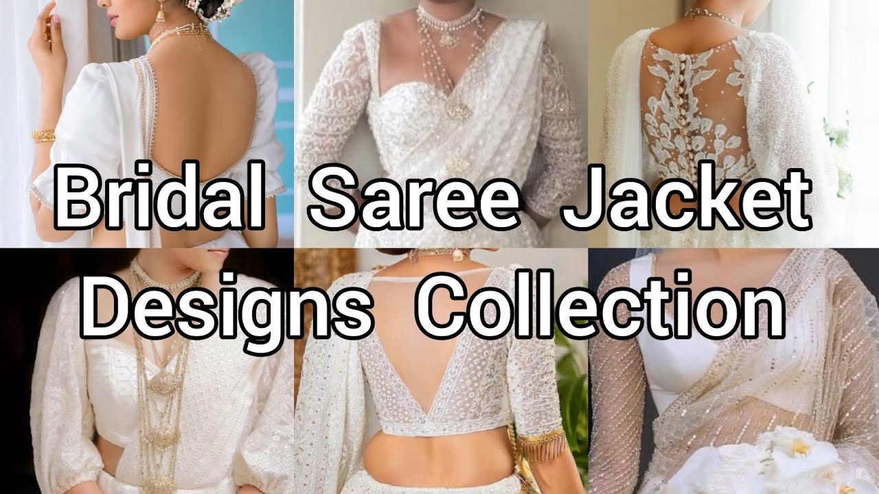 Bridal Saree Jacket Designs Collection || Bridal Saree Jacket || Bridal Saree Blouse @AshiFashion
