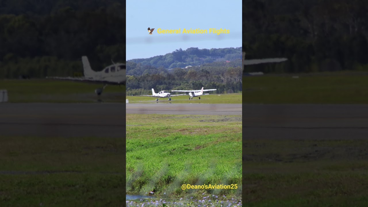 🦅 General Aviation Movements 🛩️OOL Coolangatta Gold Coast Airport Australia 🦘