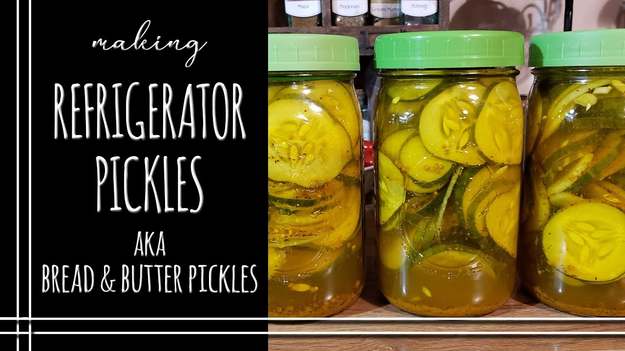 Refrigerator Pickles aka Bread & Butter Pickles