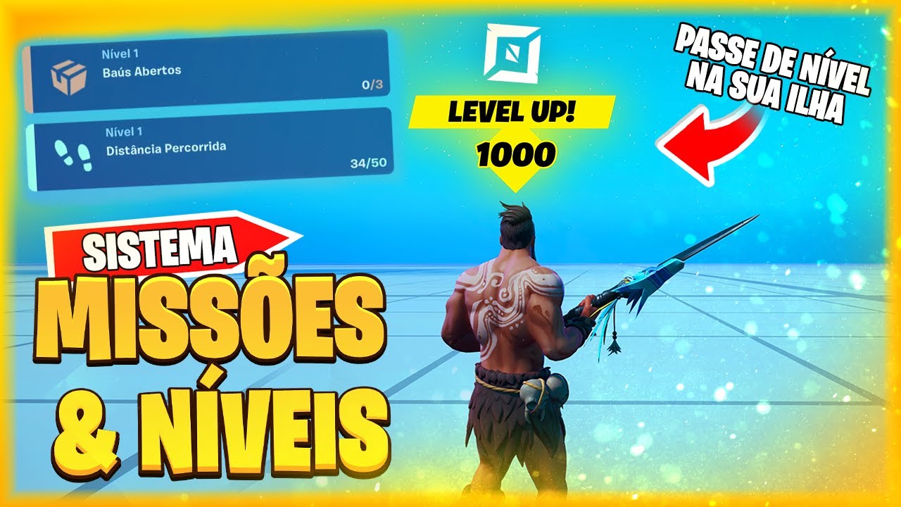 ✅ Como criar sistema de MISSÕES & NÍVEIS para sua ilha no Fortnite Criativo!!