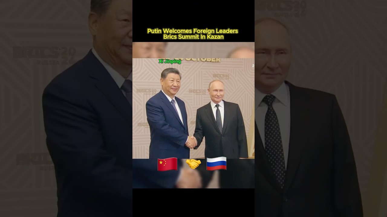 🇷🇺 Putin Welcomes World Leaders | BRICS Summit Kazan 2024 🌍🔥
