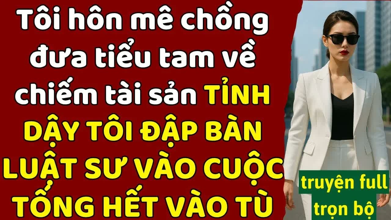 Hắn nói tôi ăn bám rồi đưa tiểu tam về chiếm nhà, tôi ném thẳng đơn kiện và khiến cả gia đình hắn