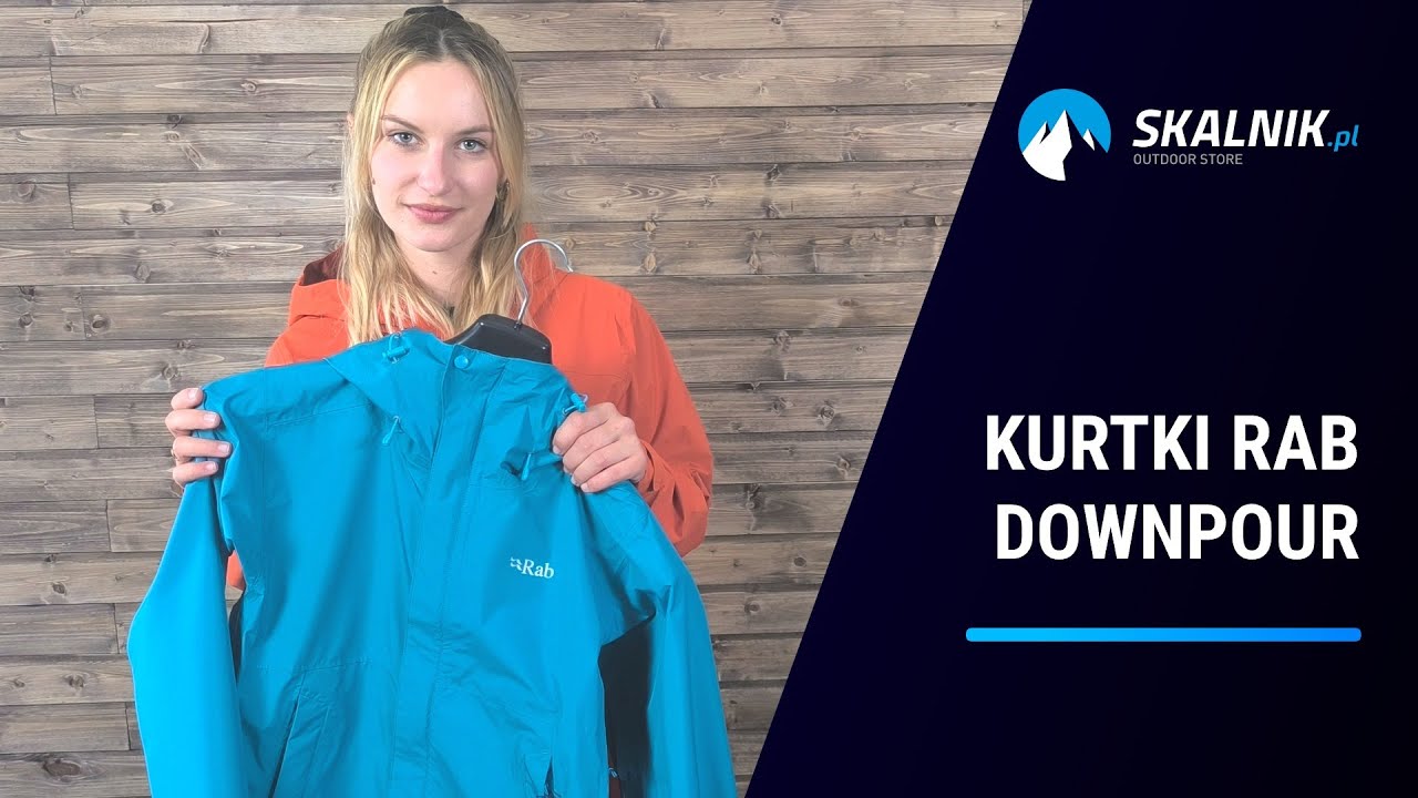 Kurtka Rab Downpour w wersji Eco i Light - czym się r&oacute;żnią - skalnik.pl