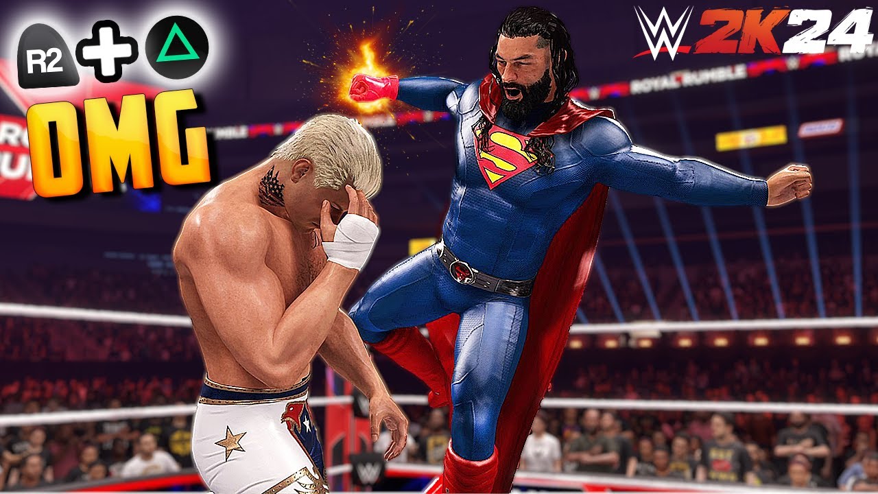 Суперзвезды WWE в роли супергероев в WWE 2K24!!!
