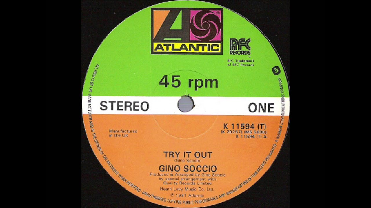 Gino Soccio - Try It Out (Extended Funkmix) ( By Gilmastermix)