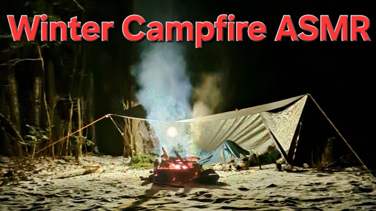 Winter Campfire ASMR