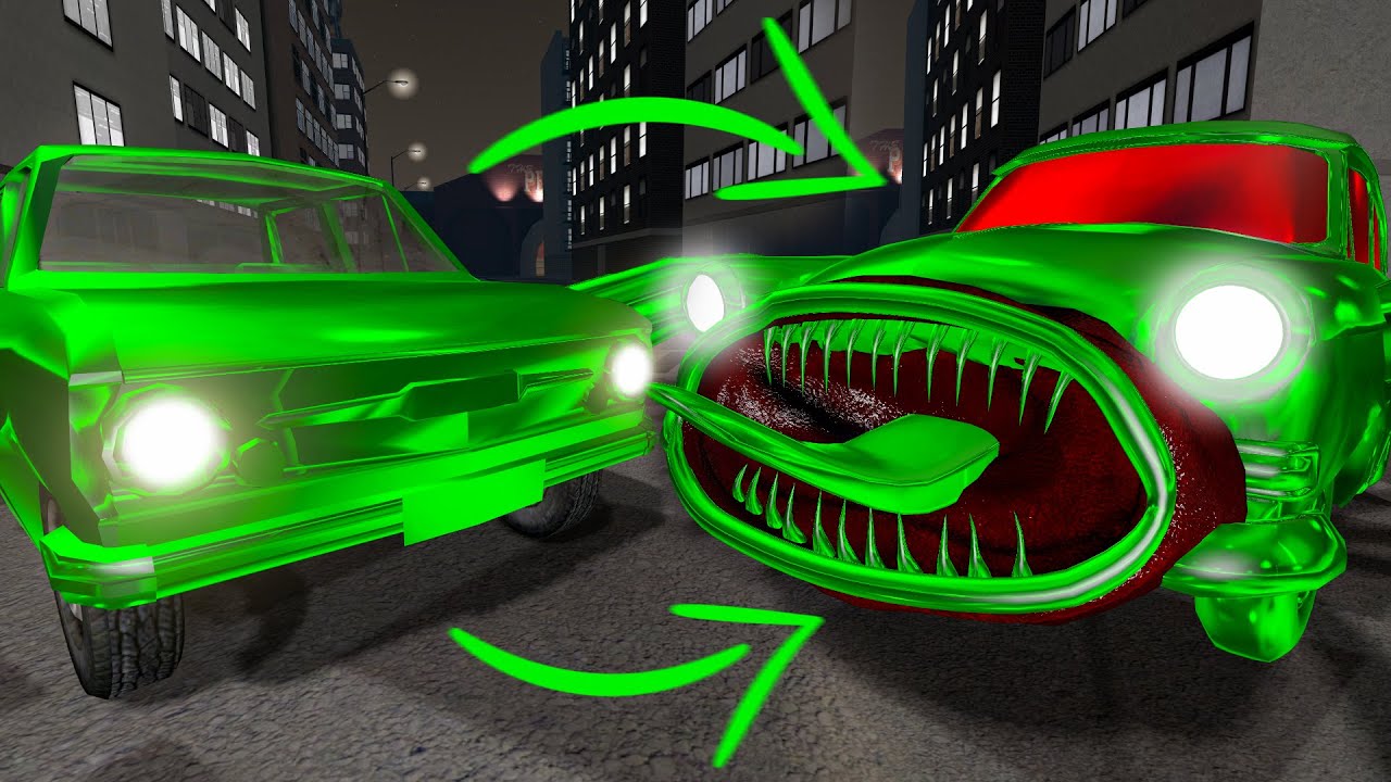 EMERALD CAR turned into EMERALD CAR EATER SPIDER