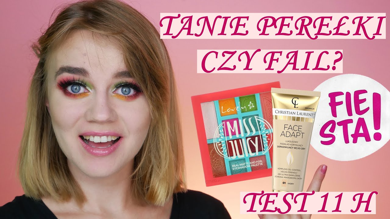 PROMOCJA ROSSMANN - TANIE PEREŁKI CZY FAIL?11h TEST MISS JUICY I CHRISTIAN LAURENT | SKÓRA MIESZANA