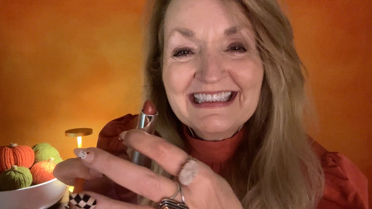 ASMR Doing Your Fall Makeup 🍂🧡 Personal Attention Role Play