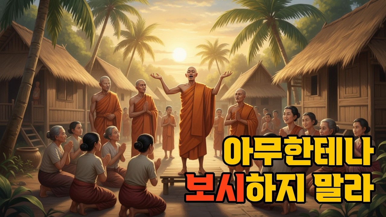 아무한테나 보시하지 말라ㅣ왓차곳따 경(A3:57)