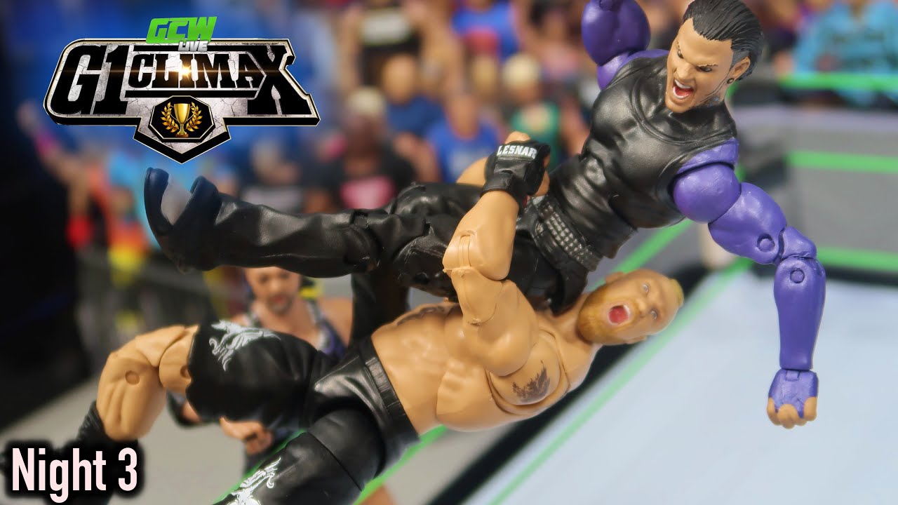 Полное шоу GCW! G1 Climax Night 3! (WWE Action Figure PPV)