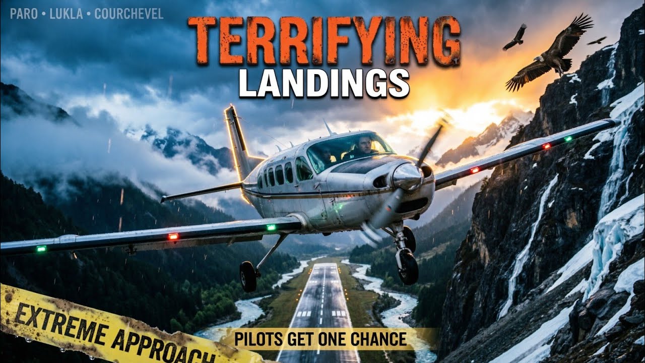 These Airport Landings Are TERRIFYING… Pilots Get Only ONE Chance | Mac Horizon