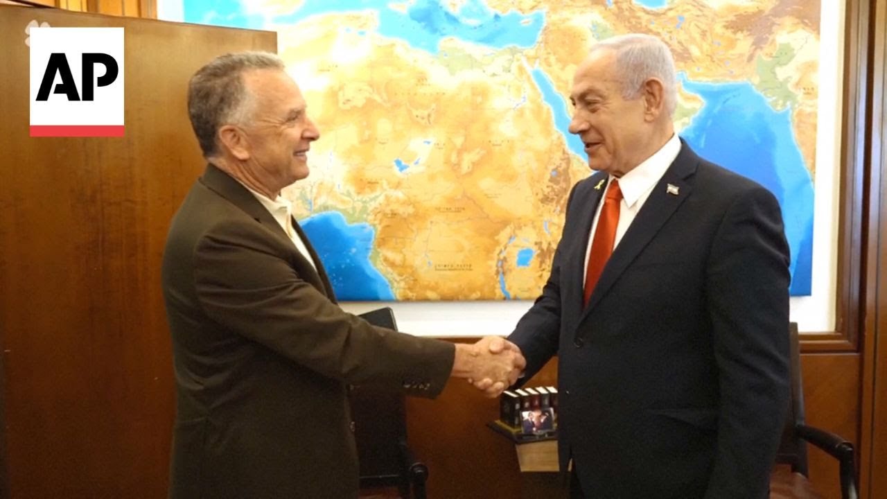 Trump's envoy Steve Witkoff meets Netanyahu in Jerusalem