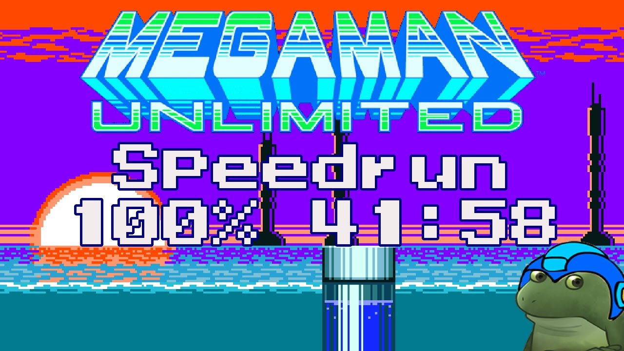 Mega Man Unlimited 100% Speedrun in 41:58 World-Record