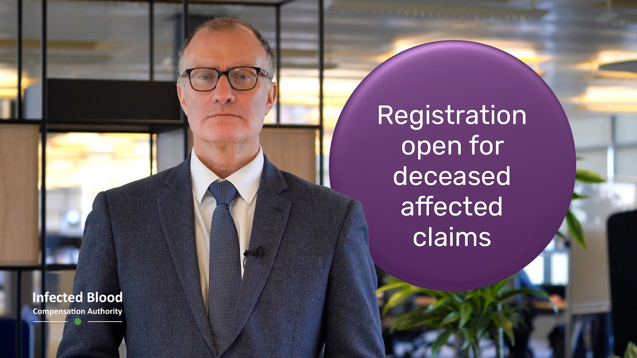 Registration open for deceased affected claims