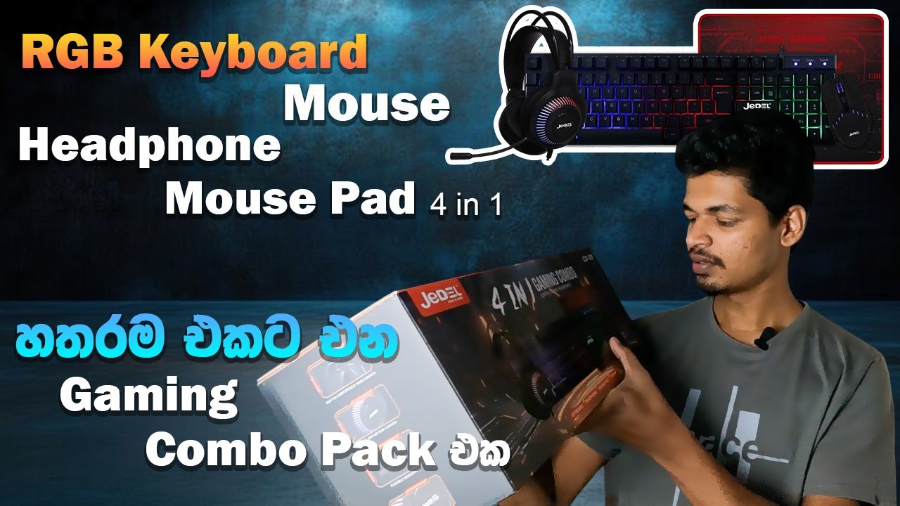 Jedel CP09 4 in 1 Combo Pack Sinhala