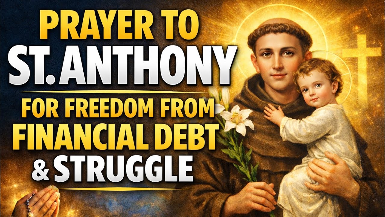 SAY THIS RAYER TO ST. ANTHONY  IF YOU OR YOUR LOVED ONE NEED  FINANCIAL FREEDOM AND A STABLE INCOME.