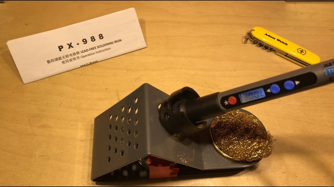 PX-988 Digital Temperature Controlled Soldering Iron - 12v Solar Shed
