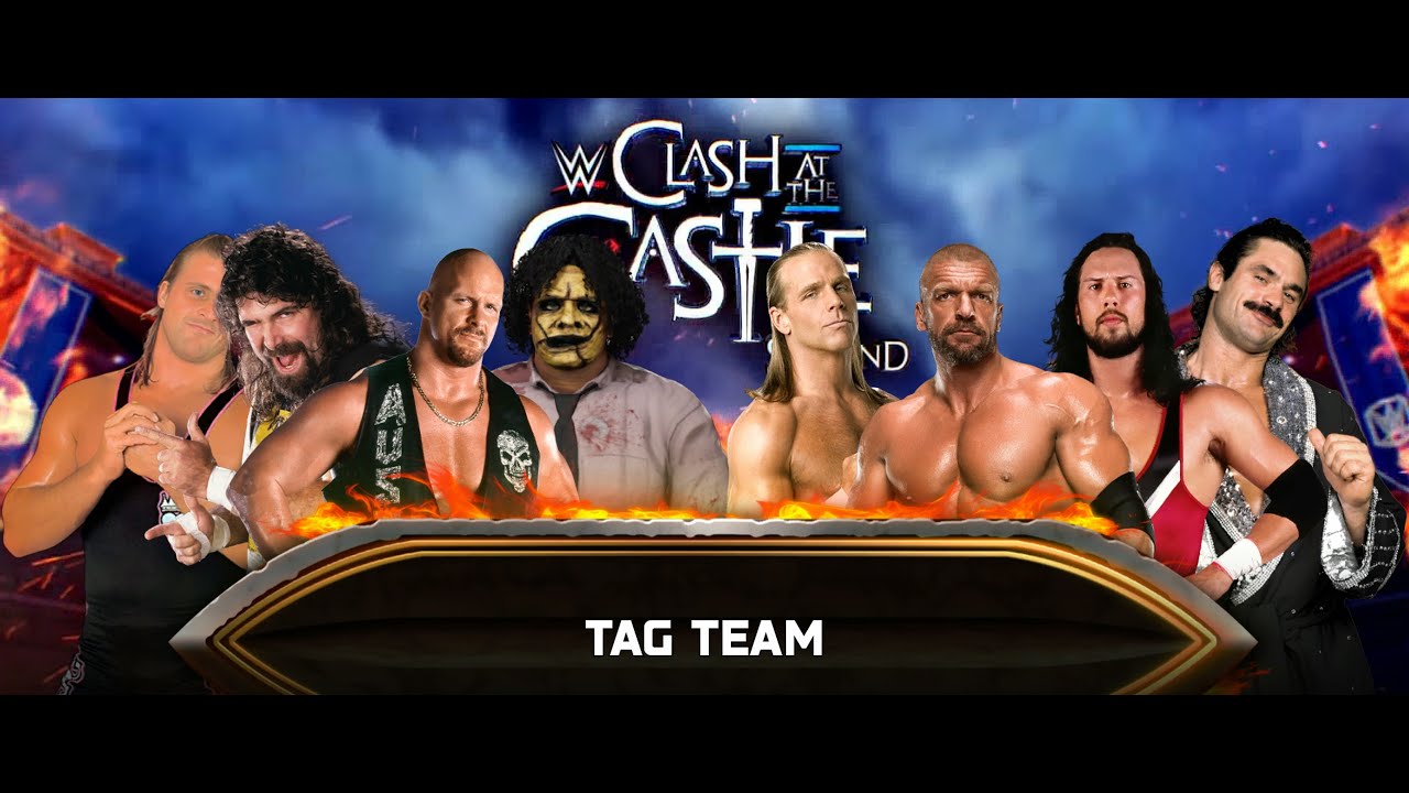 Owen, Leatherface, Cactus, Austin vs D Generation X - from Glasgow, Scotland