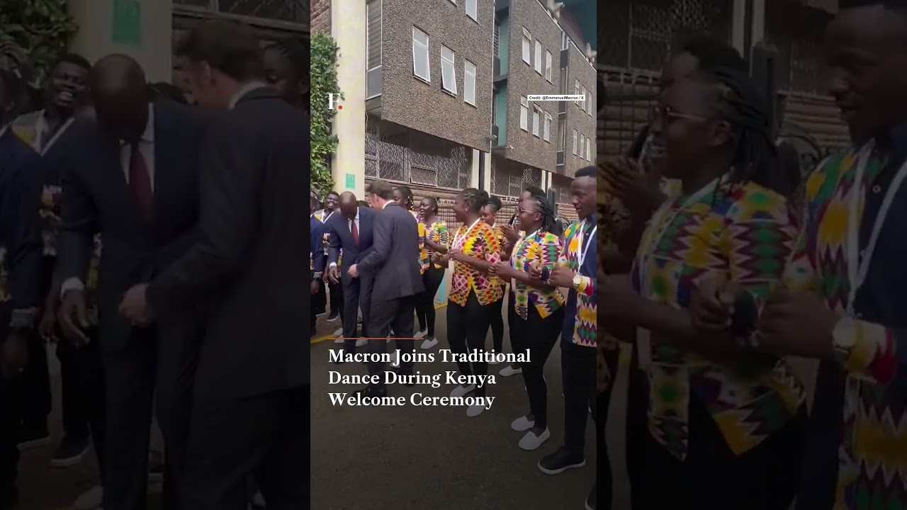 Macron Joins Traditional Dance At Africa-France Summit Opening In Nairobi | N18G