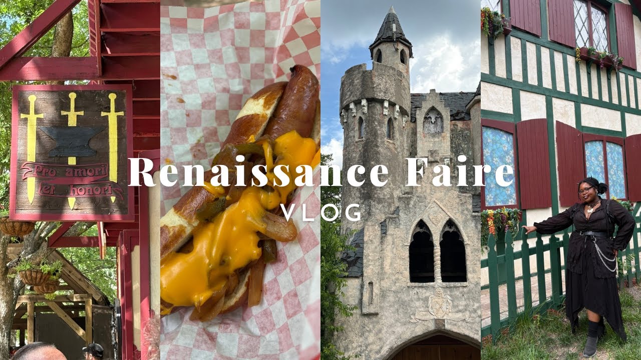Ren Faire Vlog 🧚🏾‍♀️✨⚔️🌿