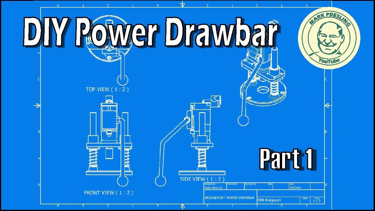 DIY Power Drawbar for a Bridgeport Style Mill