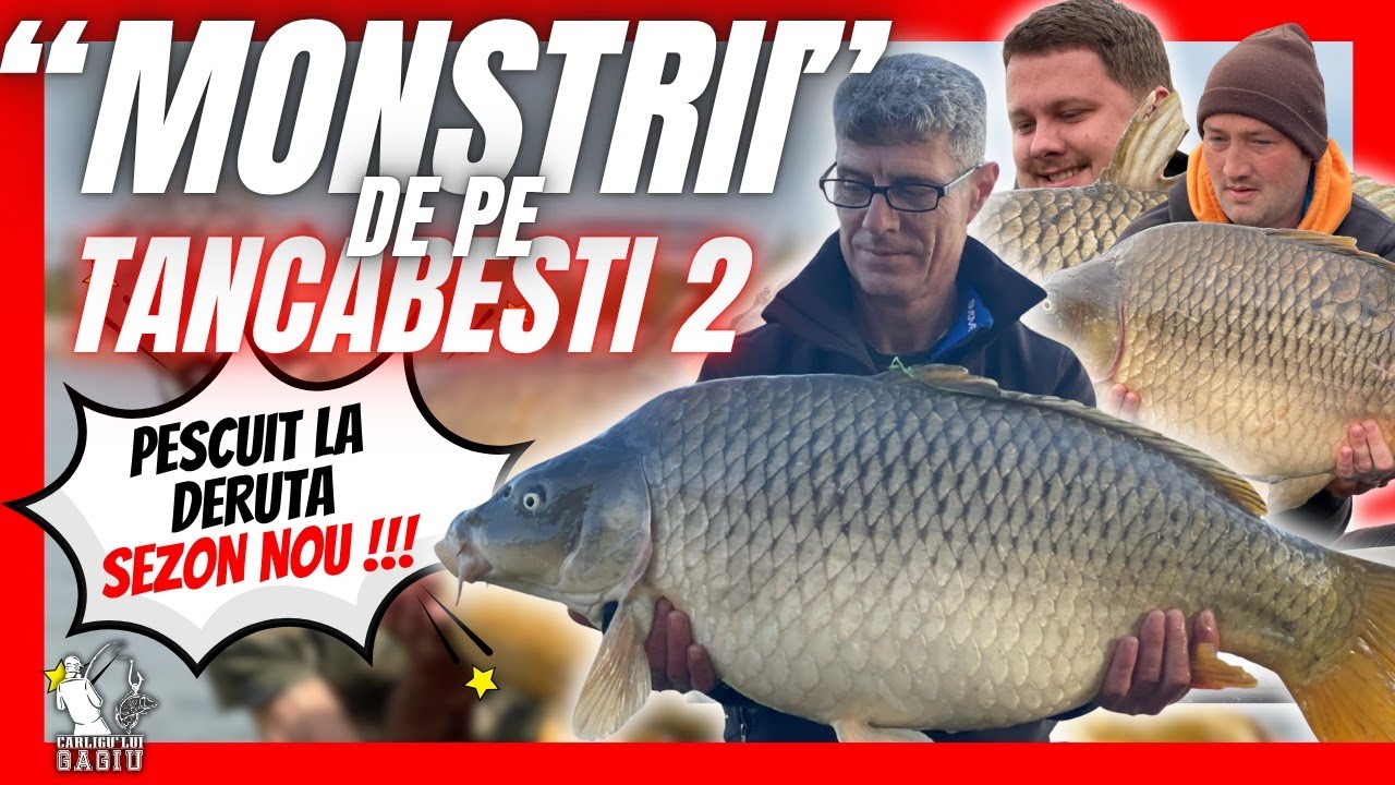 ❗️SEZON NOU❗️PESCUIT LA DERUTA - CRAPII CAPITALI DE PE LACUL TANCABESTI 2! INCEPUT IN FORTA 💪🏼🚀