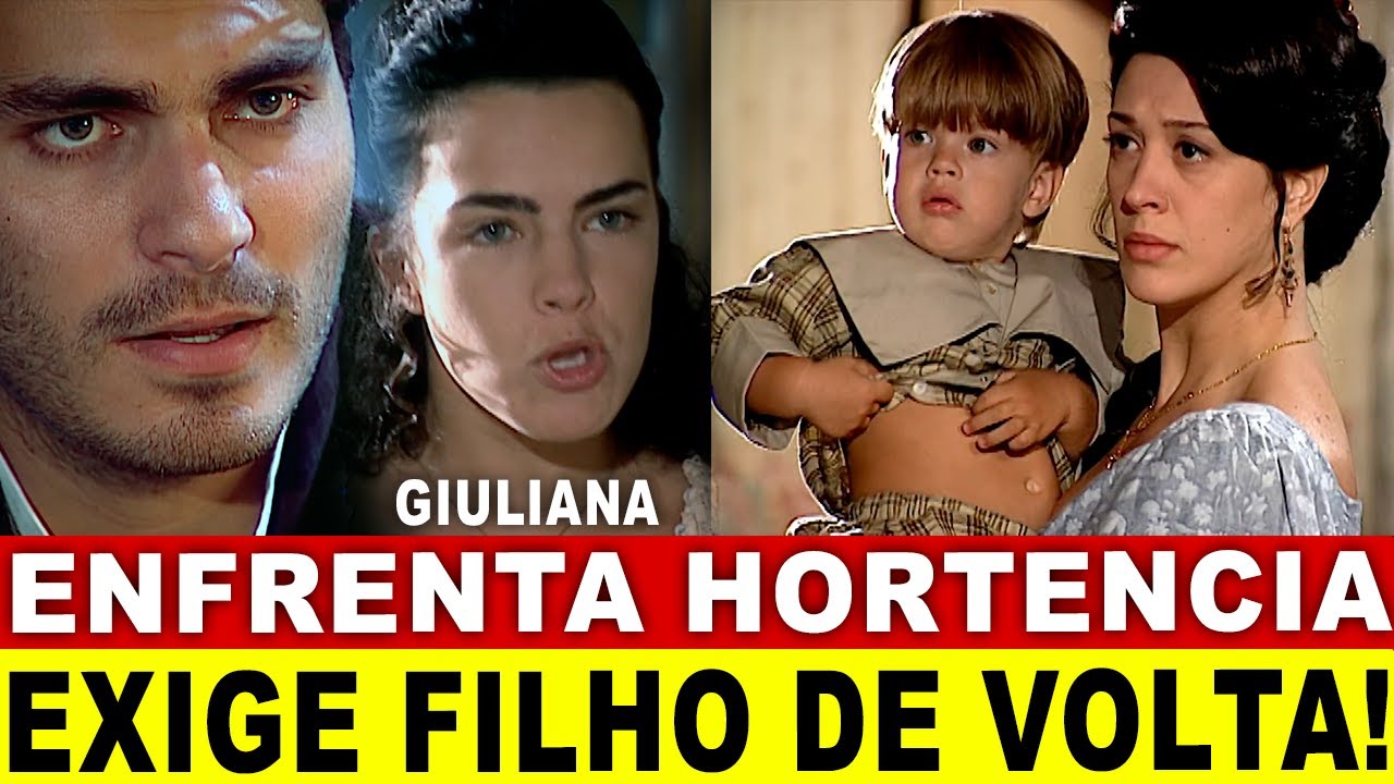 TERRA NOSTRA - Giuliana ENFRENTA Hortencia, RELEVA que ja sabe de TUDO e EXIGE O FILHO de VOLTA.