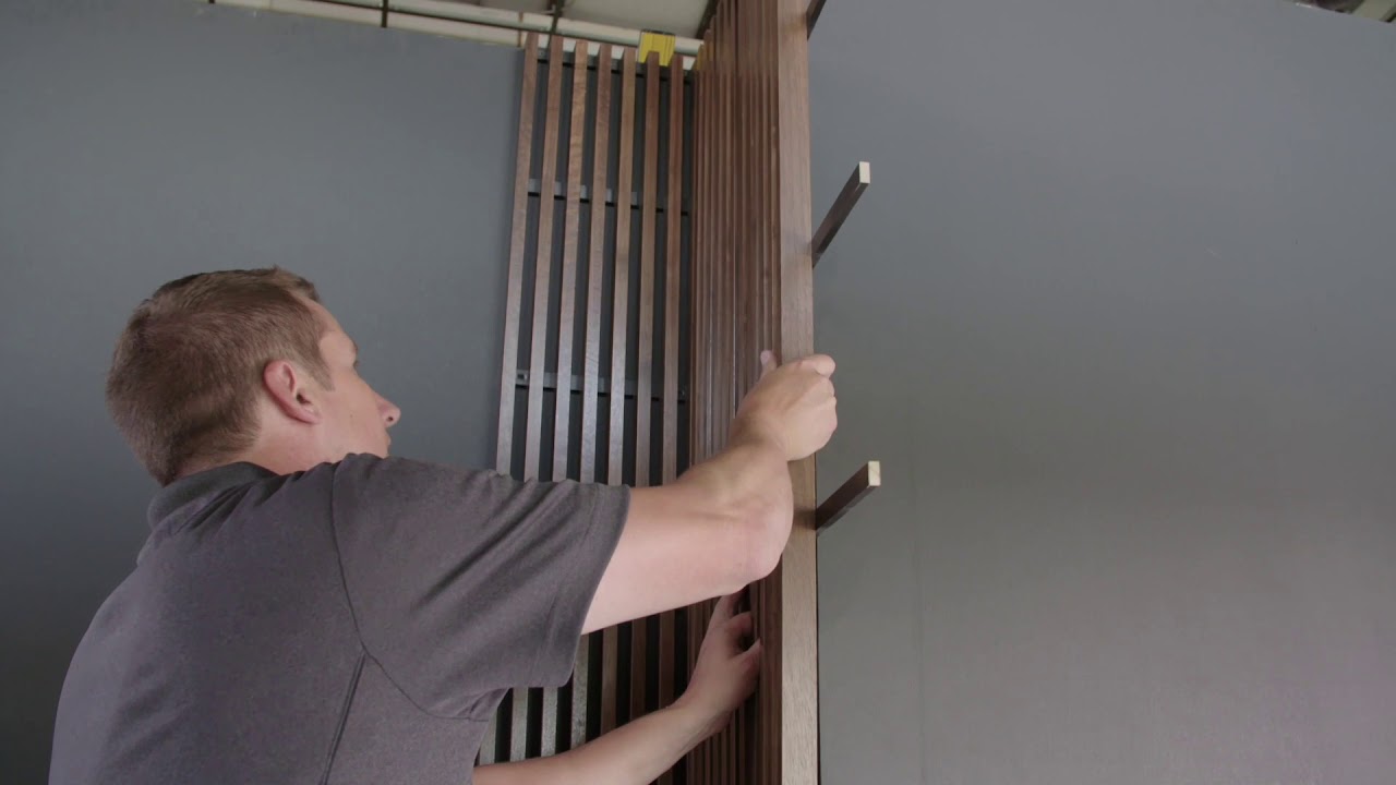Grille Wall Install - - ASI Architectural