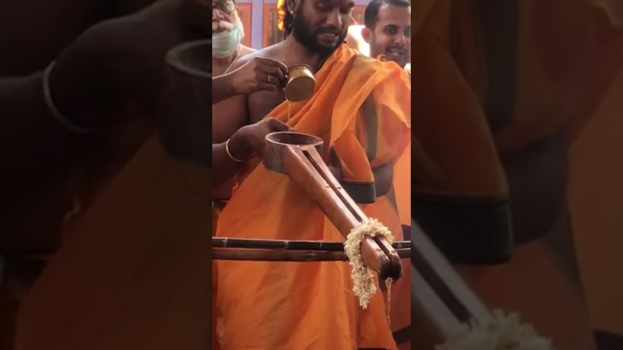 1st Part : 5 yrs ago 10/02/21 Sree Maha Rudra Maha Yagnam  in Sengottai Sringeri Saradhambal Temple.