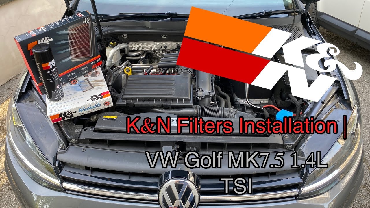 K&N Filters Installation | VW Golf MK7.5 1.4L TSI
