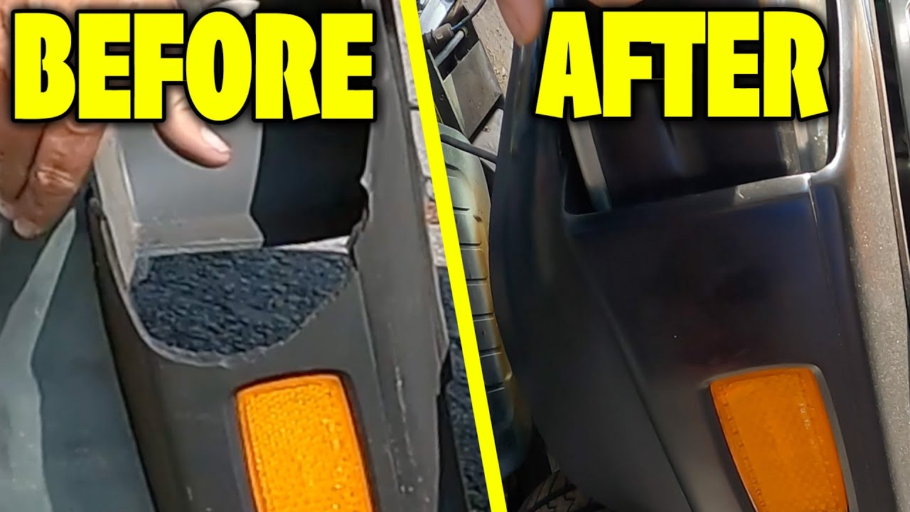 Bumper Repaired for about $20