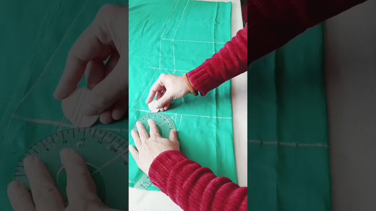 कुर्ती suit cutting sikhe( step by step) आसानी से। Simple suit/kurti / kameez tutorial