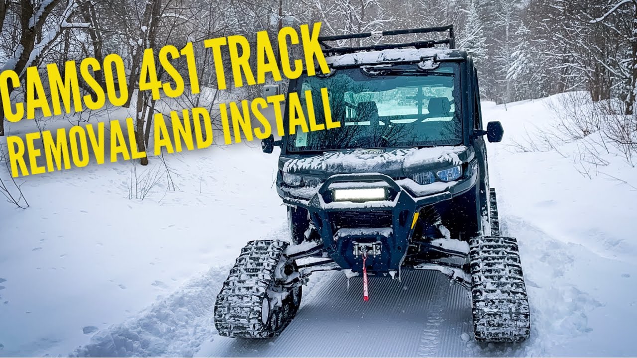 Как установить гусеницы CAMSO 4S1 UTV на CANAM Defender