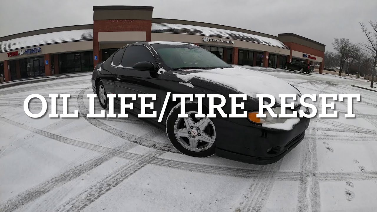 Monte Carlo/impala oil life/ tire reset