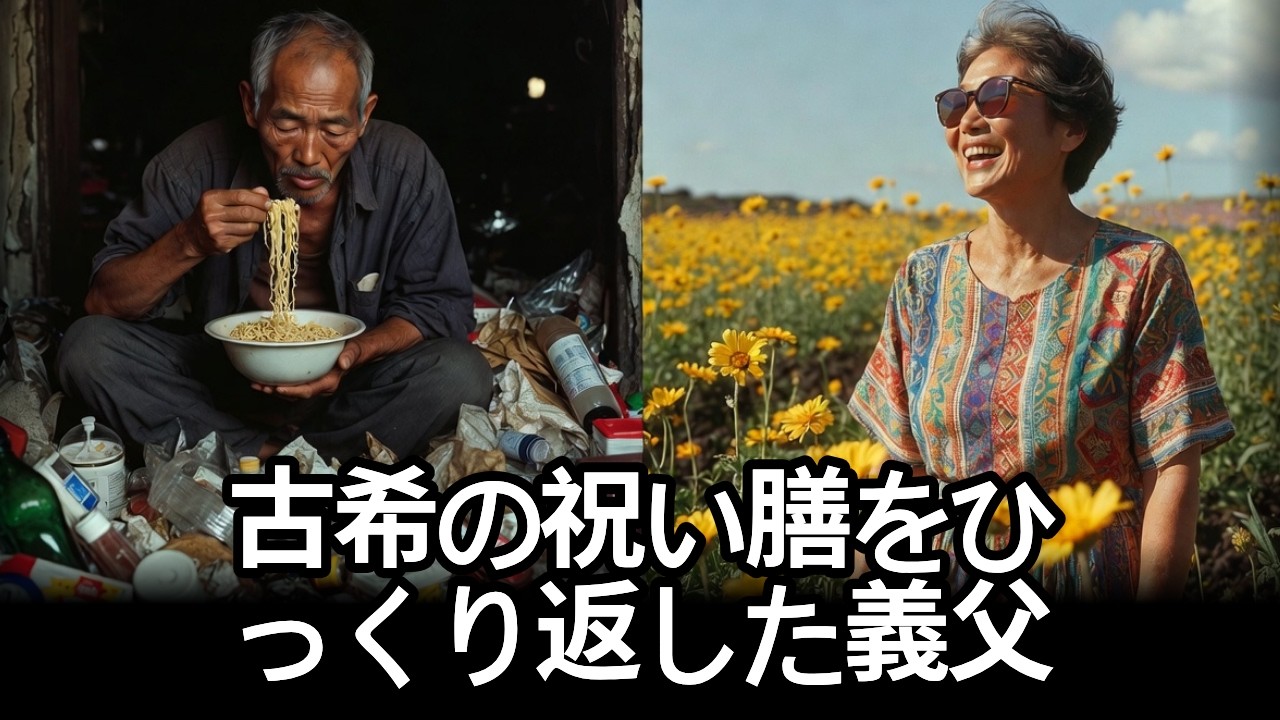 古希の祝い膳をひっくり返した義父、山の中に置き去りにしてきました #ドラマ