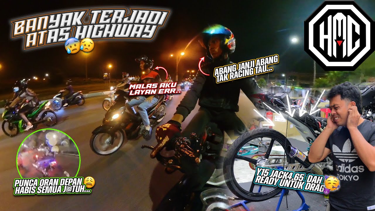 KL Somban Banjir MOTOR Perang !! 😈|  Banyak GiLA E#Siden WEH 😨| Motor DRAG dah SiAP 🤩