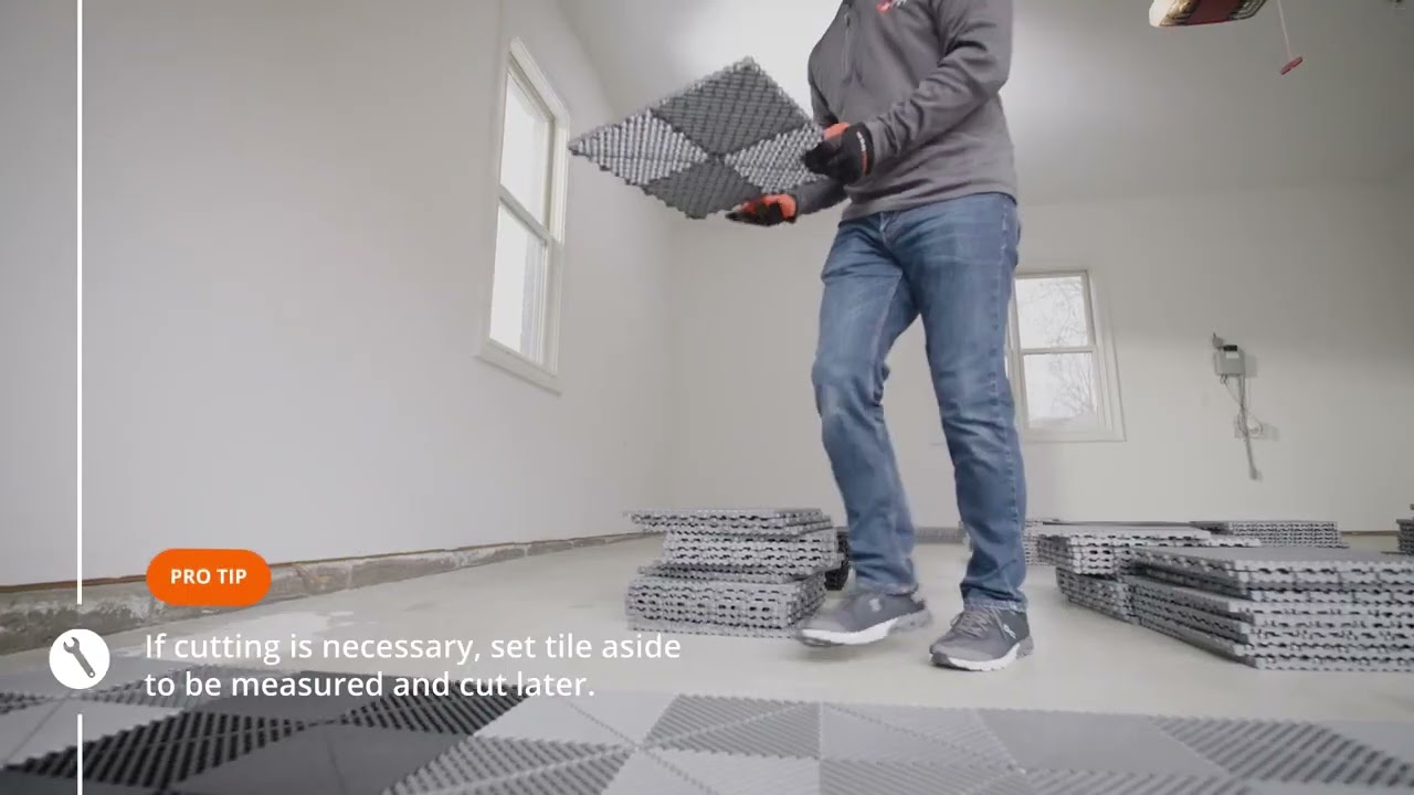 How to Install the Swisstrax Ribtrax Garage Floor Tile System
