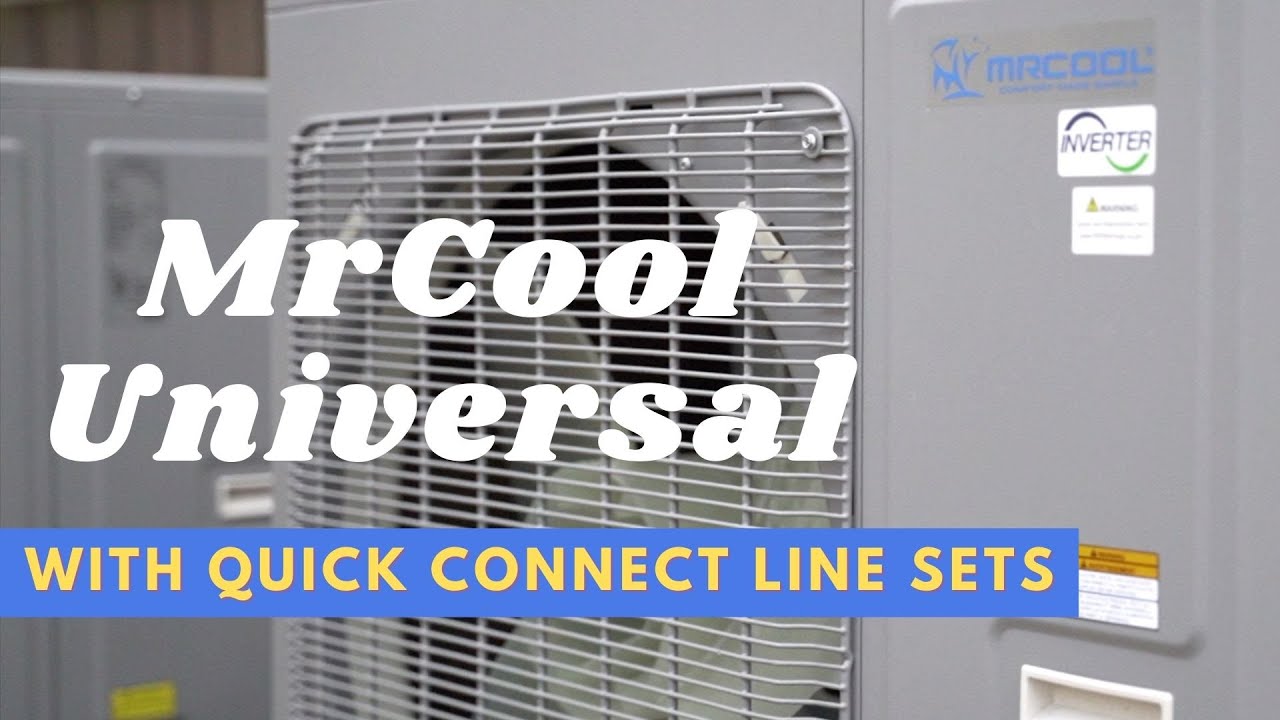 Комплекты быстроразъемных соединений No Vac облегчают установку MrCool Universal