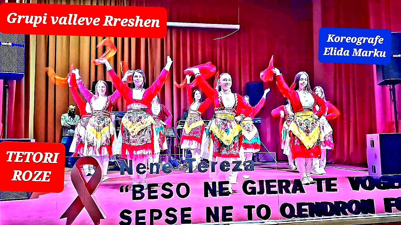 Grupi valleve Rreshen, koreografe Elida Marku