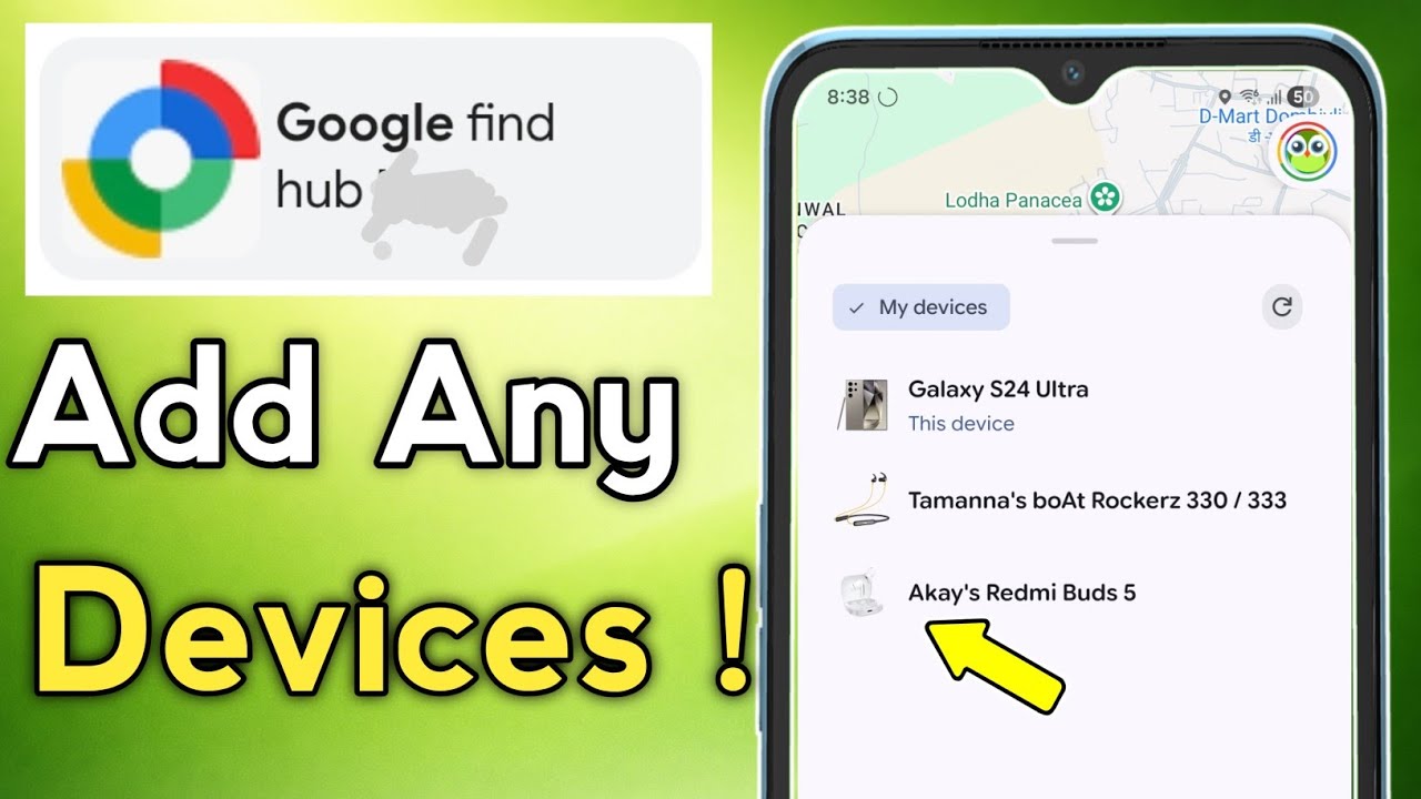 How To Add Device In Google Find Hub |  How To Add Earbuds To Find Hub