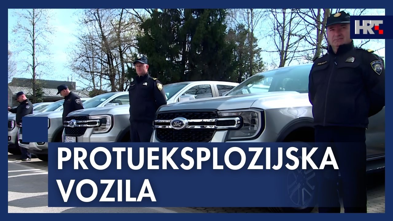 Policija dobila 16 novih vozila za protueksplozijsku službu